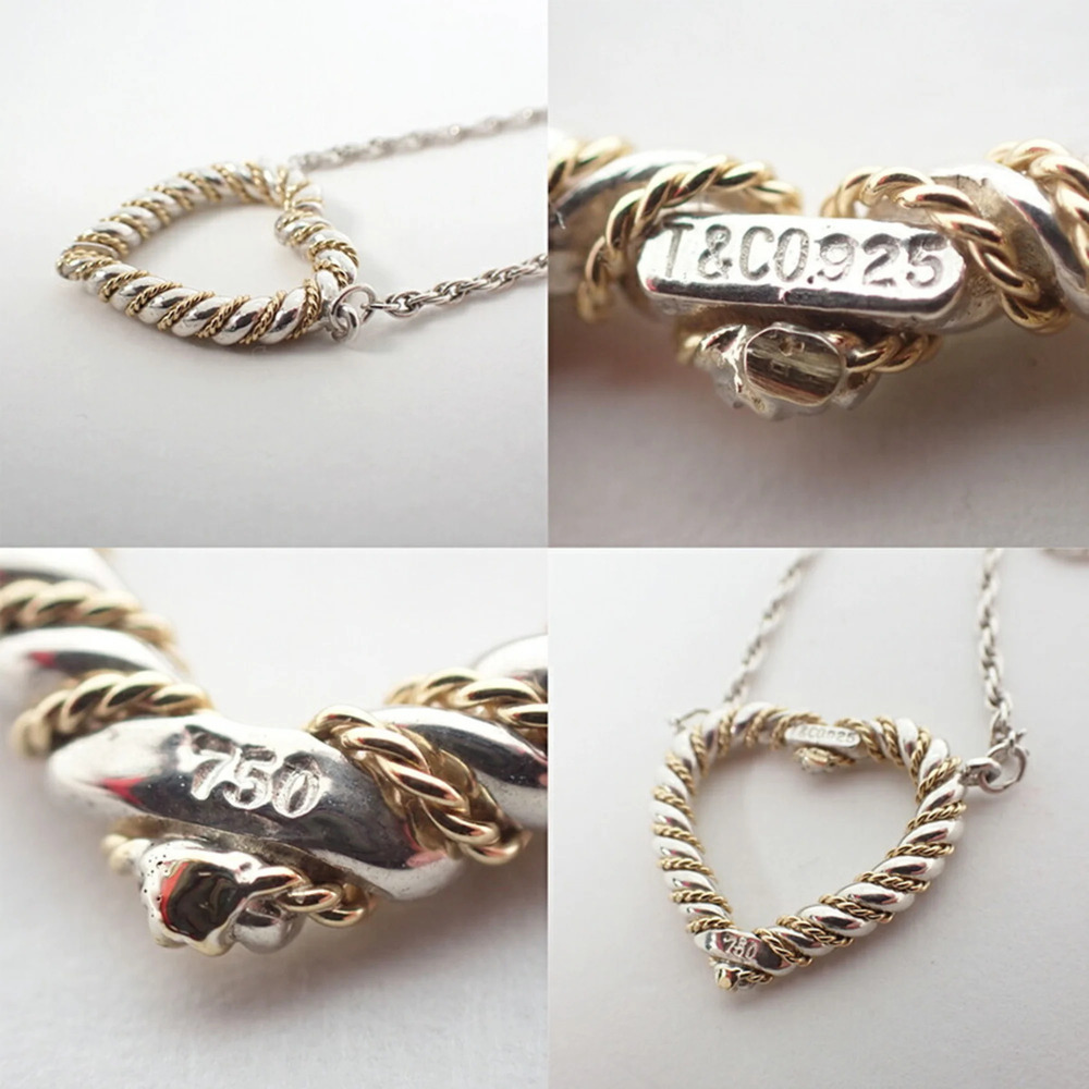 TIFFANY Gold Heart Necklace - Picture 9 of 10